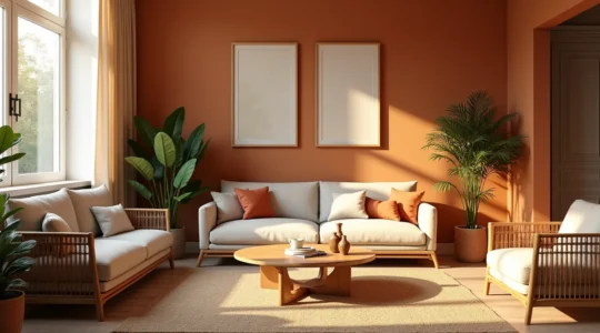 Un intérieur accueillant et serein montrant une maison qui transmet bien-être et sérénité à ses habitants