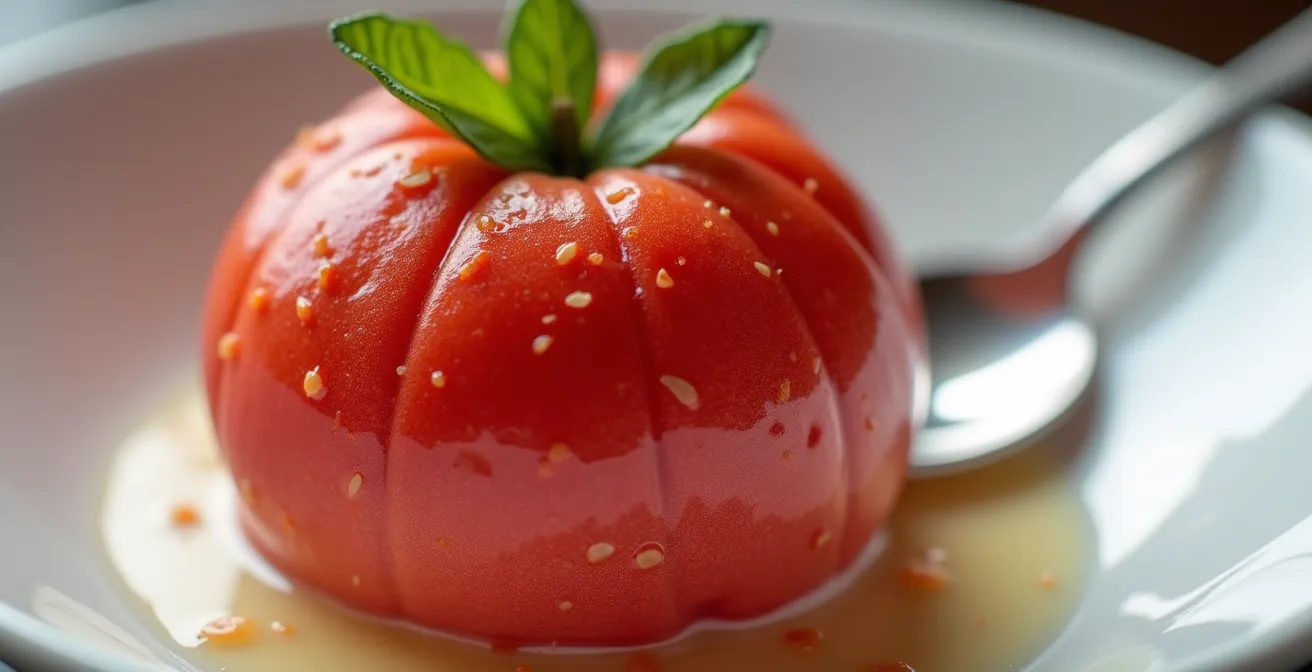 Gros plan sur un dessert trompe-l'œil ressemblant à un objet du quotidien